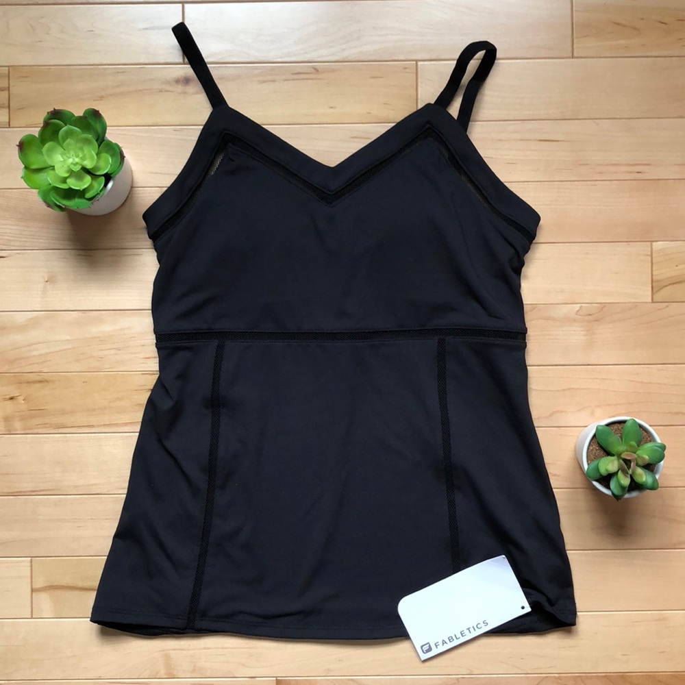 Black Fabletics athletic tank